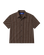 BROWN PINSTRIPE COTTON