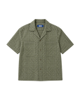 VÉRO Casa Shirt in sage green check cotton