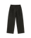 VÉRO Pleated Linen Pants in black, wide cut leg